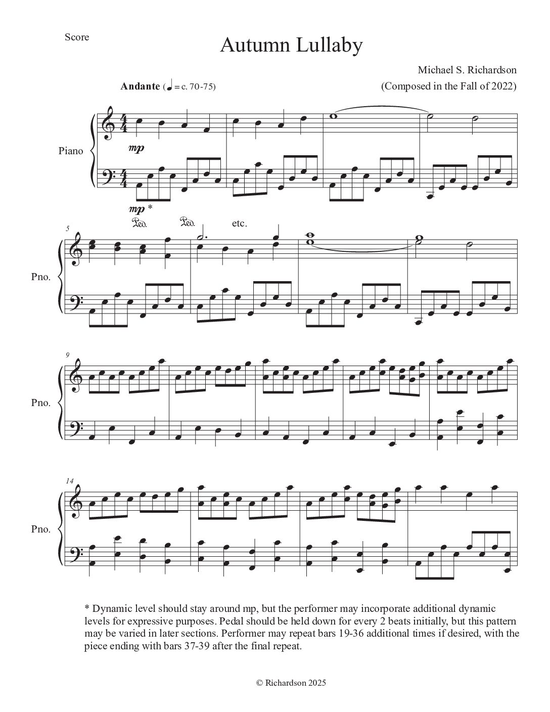 Autumn Lullaby