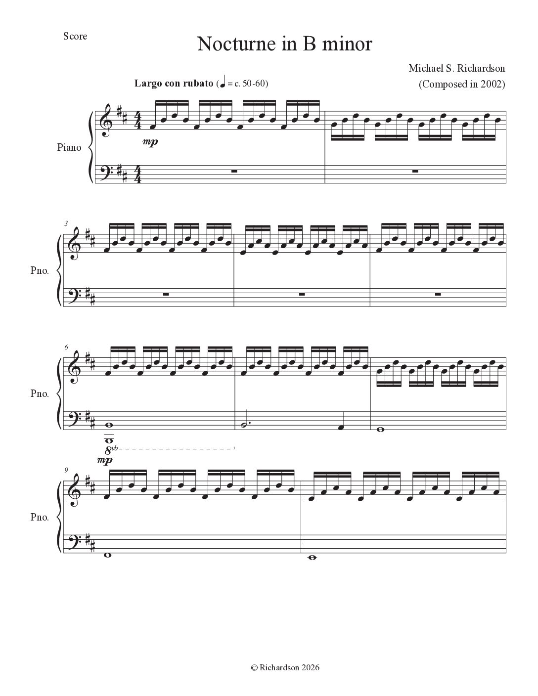 Nocturne in B minor